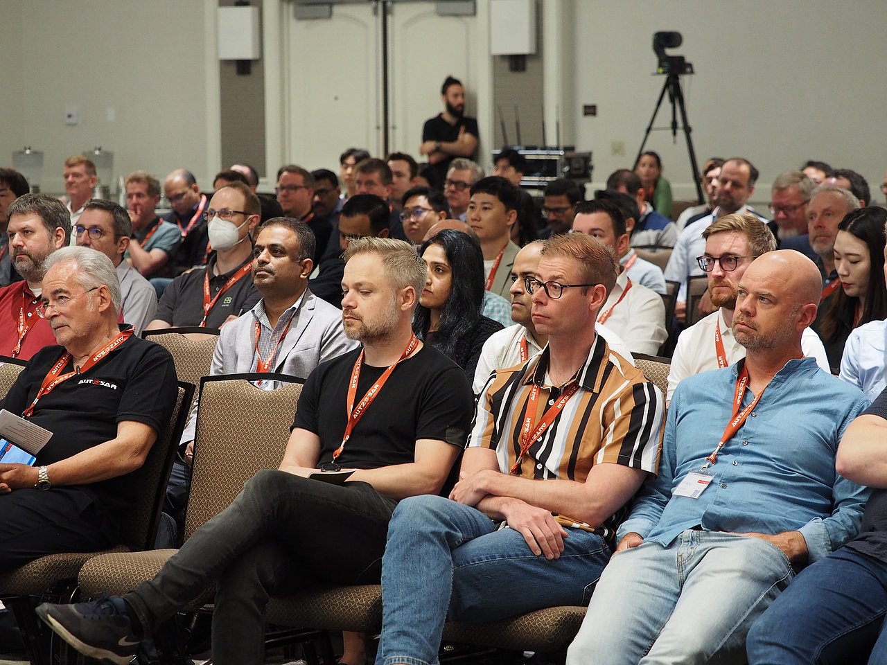 AUTOSAR 14th AOC Audience listening to speaker AUTOSAR 14th AOC Audience listening to speaker