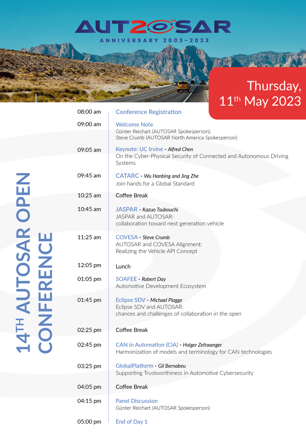 14th AOC Agenda 14th AOC Agenda