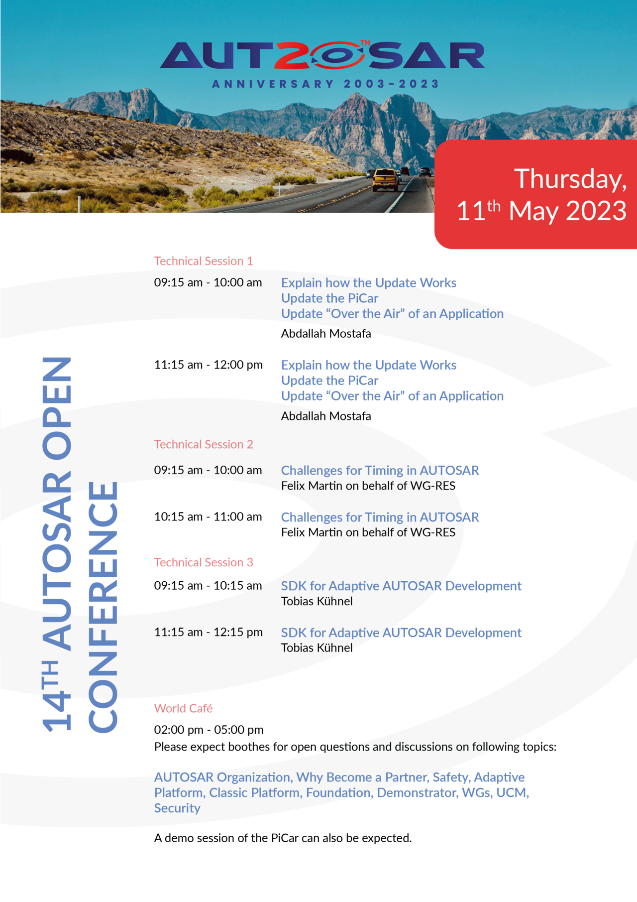 14th AOC Agenda 14th AOC Agenda